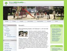 Tablet Screenshot of herculanea.hr